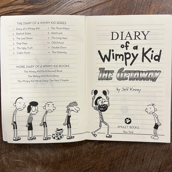 Diary of a Wimpy Kid: The Getaway. #12 in series. Softcover. - Picture 3 of 4